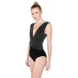 French Connection Body Negru Argintiu