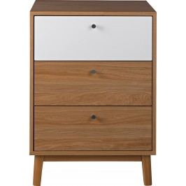 Cabinet Evie Oak / White L61xl47,5xh84,5 cm