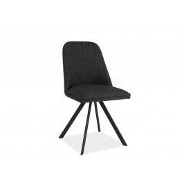 Scaun metalic tapitat Milton Grey