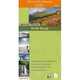 Muntii Bucegi - Harta turistica